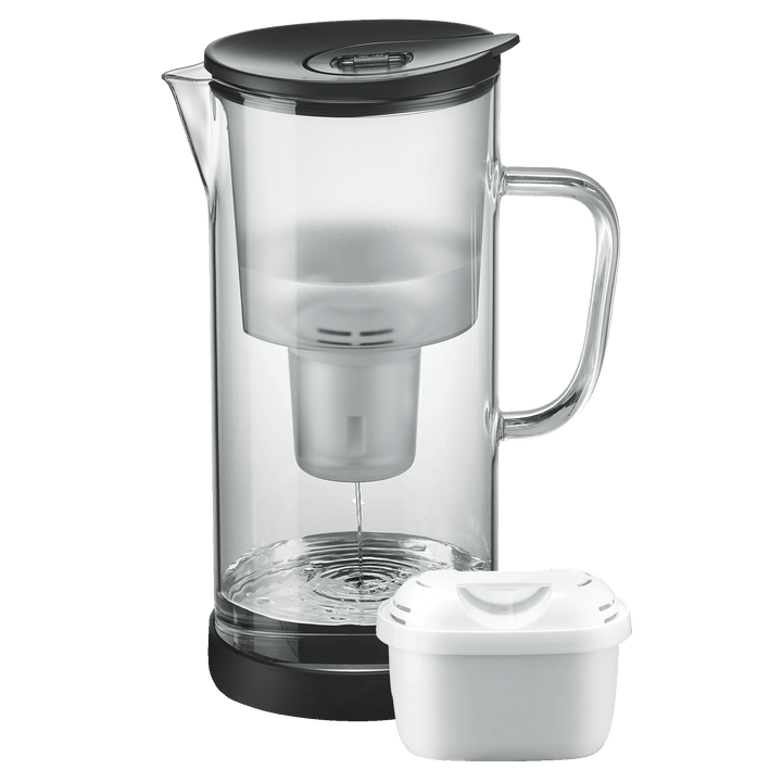 SILBERTHAL Wasser Filterkanne Glas Wasserfilter Kartusche Wasserfilter Kalk - 4260470462708