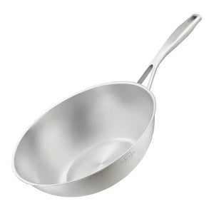 B-Ware Silberthal Wokpfanne Wok Edelstahl 28 Cm Induktion Pfanne Kochgeschirr