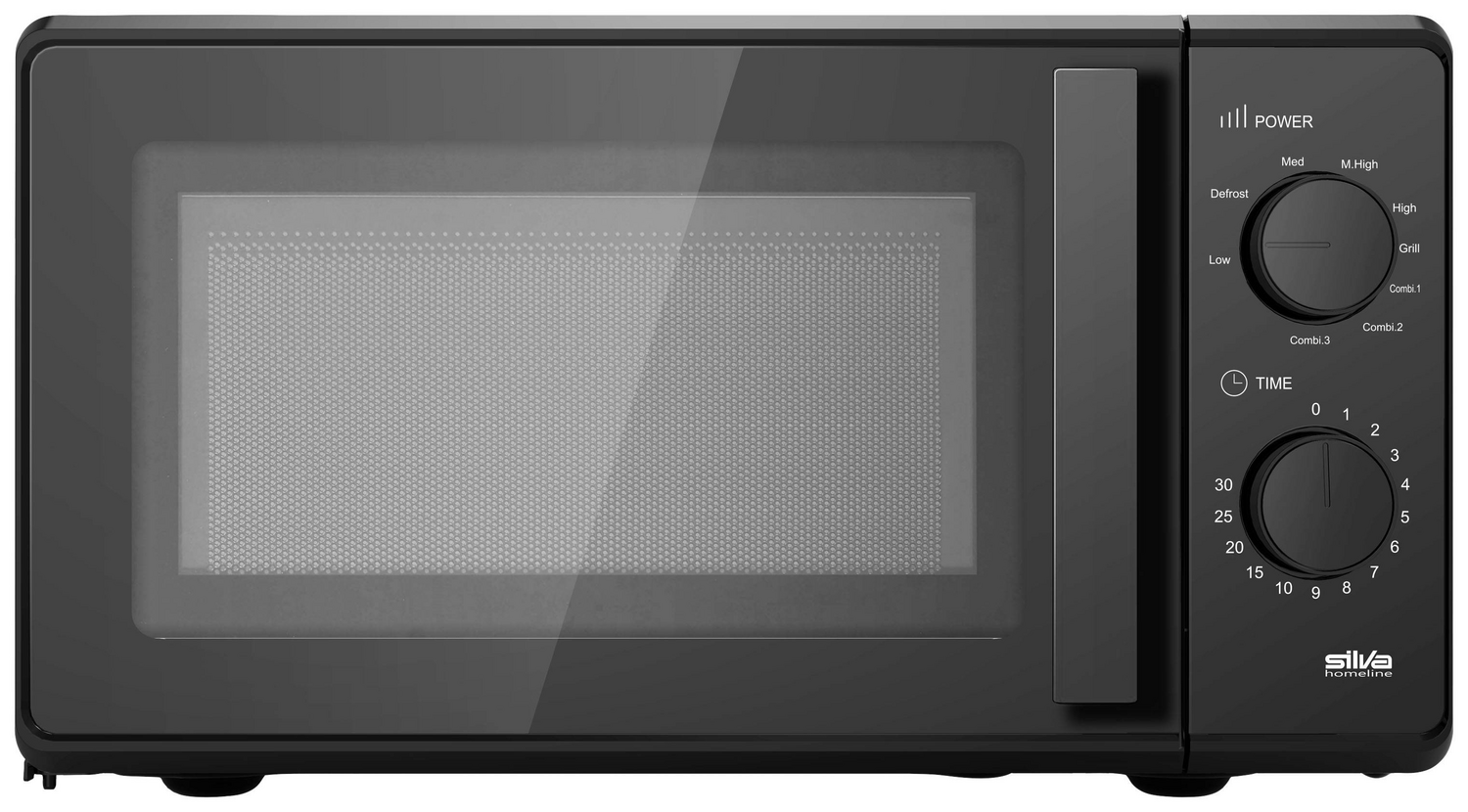 Silva Homeline Mw G 22.5 Sw Mikrowelle Schwarz 700 W Grillfunktion Timerfunktion B-Ware - 9004489109200