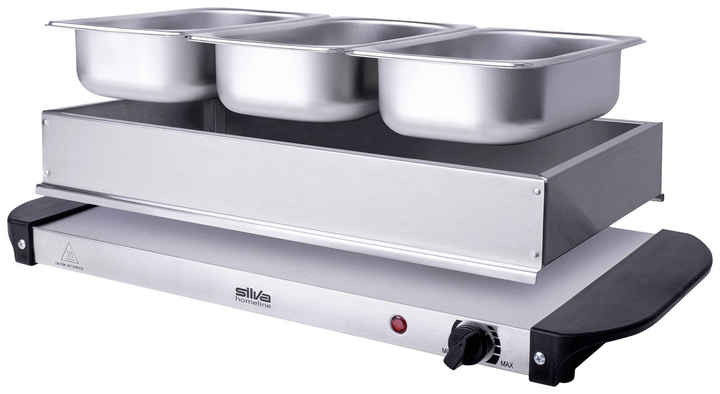 Silva Homeline Sh 3.1 425008 Buffetwärmer Mit Kontrollleuchte Wärmeplatte B-Ware