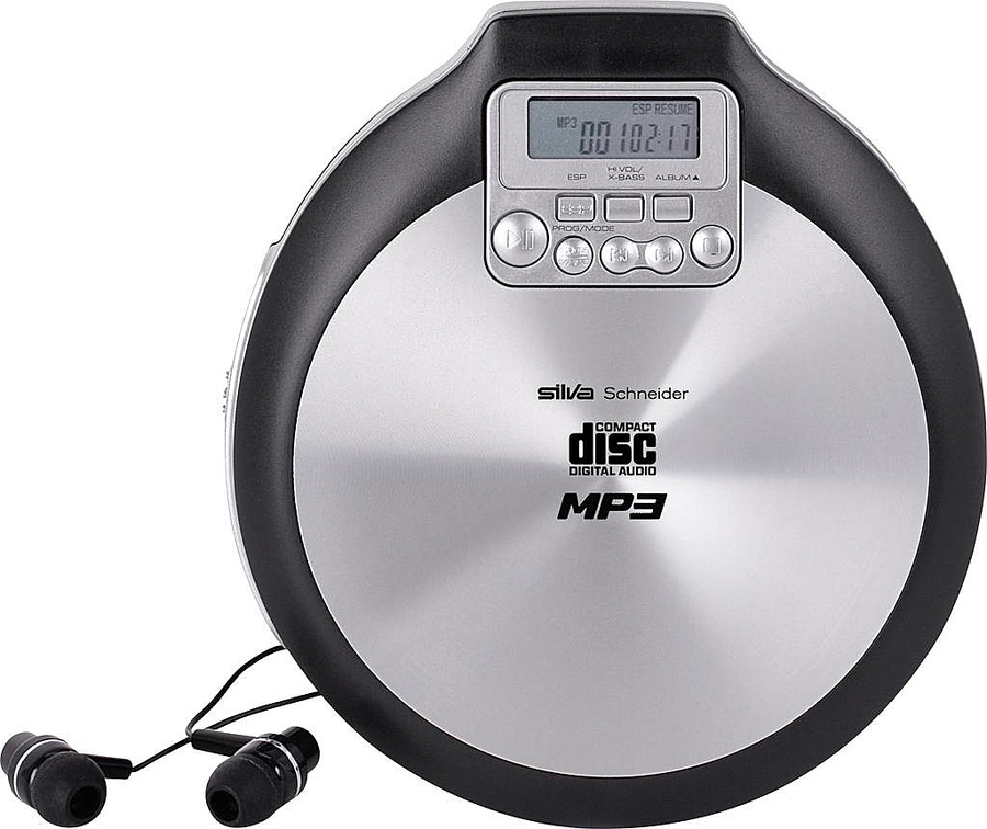 Silva Schneider Mcd 50 Tragbarer Cd Player Cd, Cd R, Cd Rw, Mp3  Schwarz B-Ware - 9004489510044