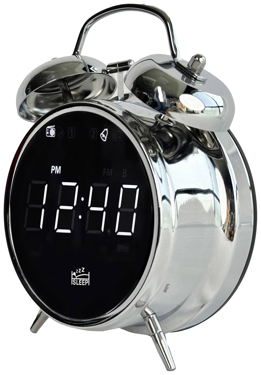 B-Ware Silva Schneider Urw 240 Radiowecker Ukw Usb Weckfunktion Chrom Schwarz Wecker - 9004489019141