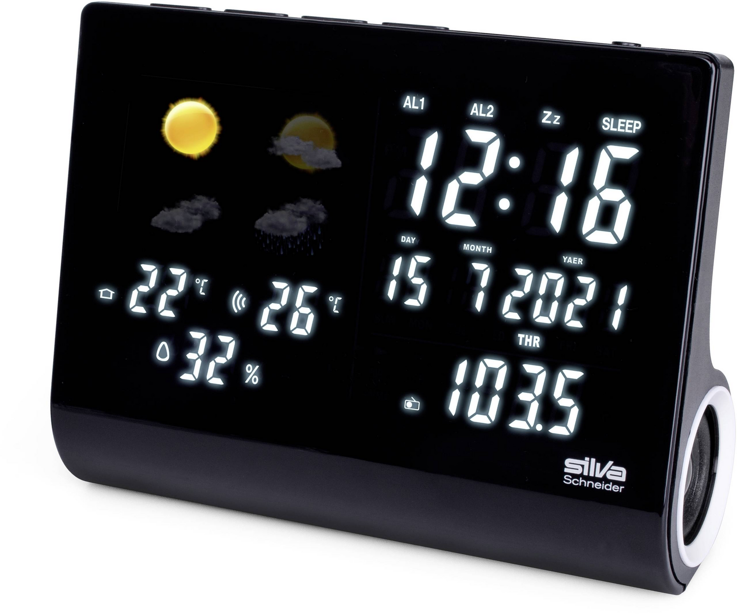 B-Ware Silva Schneider Ur Ws 1500 Radiowecker Ukw Akku Ladefunktion Weckfunktion Radio - 9004489410993