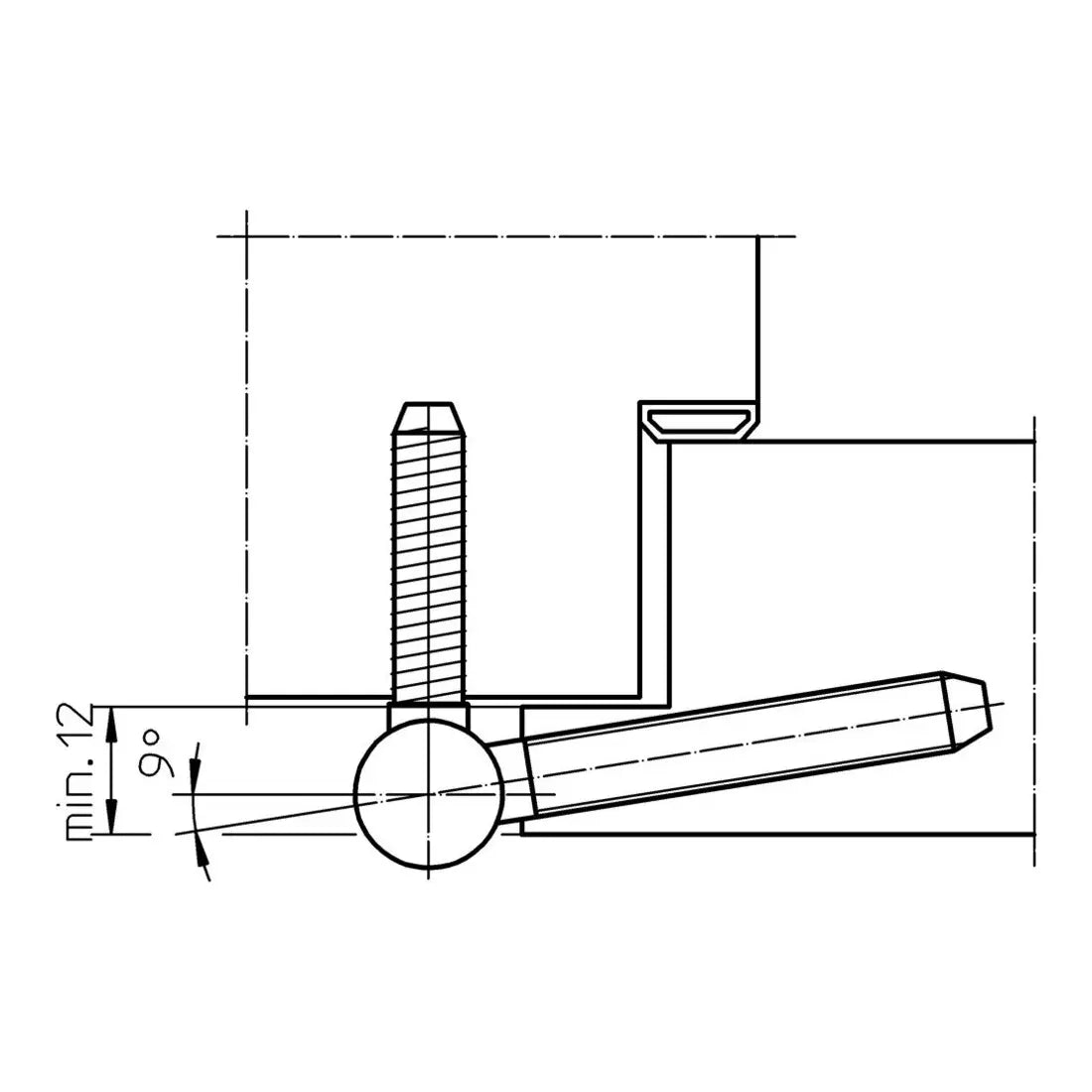 B-Ware Simonswerk Einbohrband Türband Zimmertür Blendrahmentür Stahl Topzink 2tlg - 4015471067984