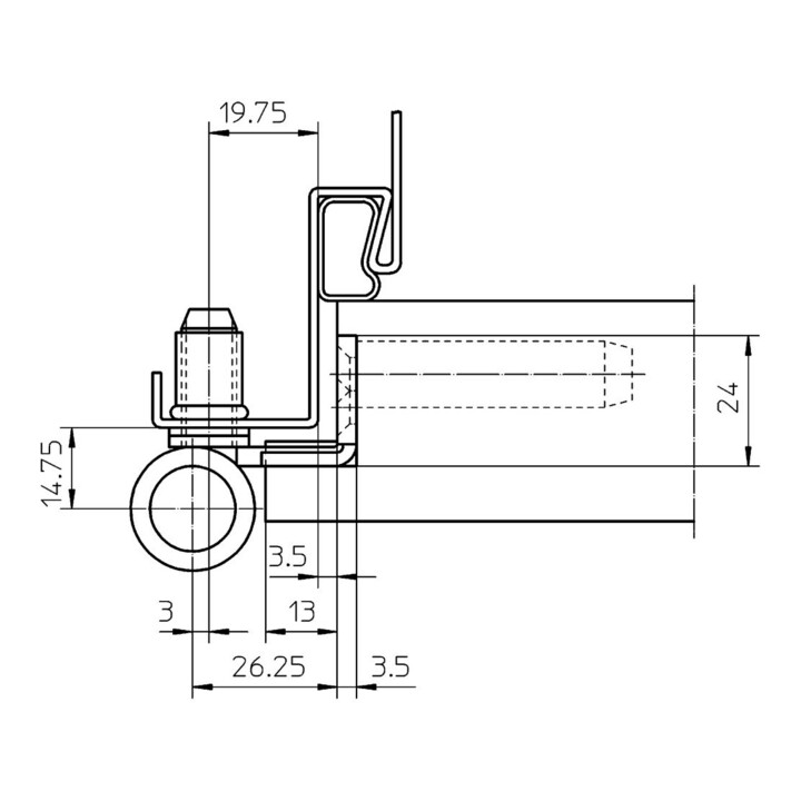 Simonswerk Objektband Türscharnier Edelstahl Objekttür Vn 3738/160 Edelstahl B-Ware - 4015471007010