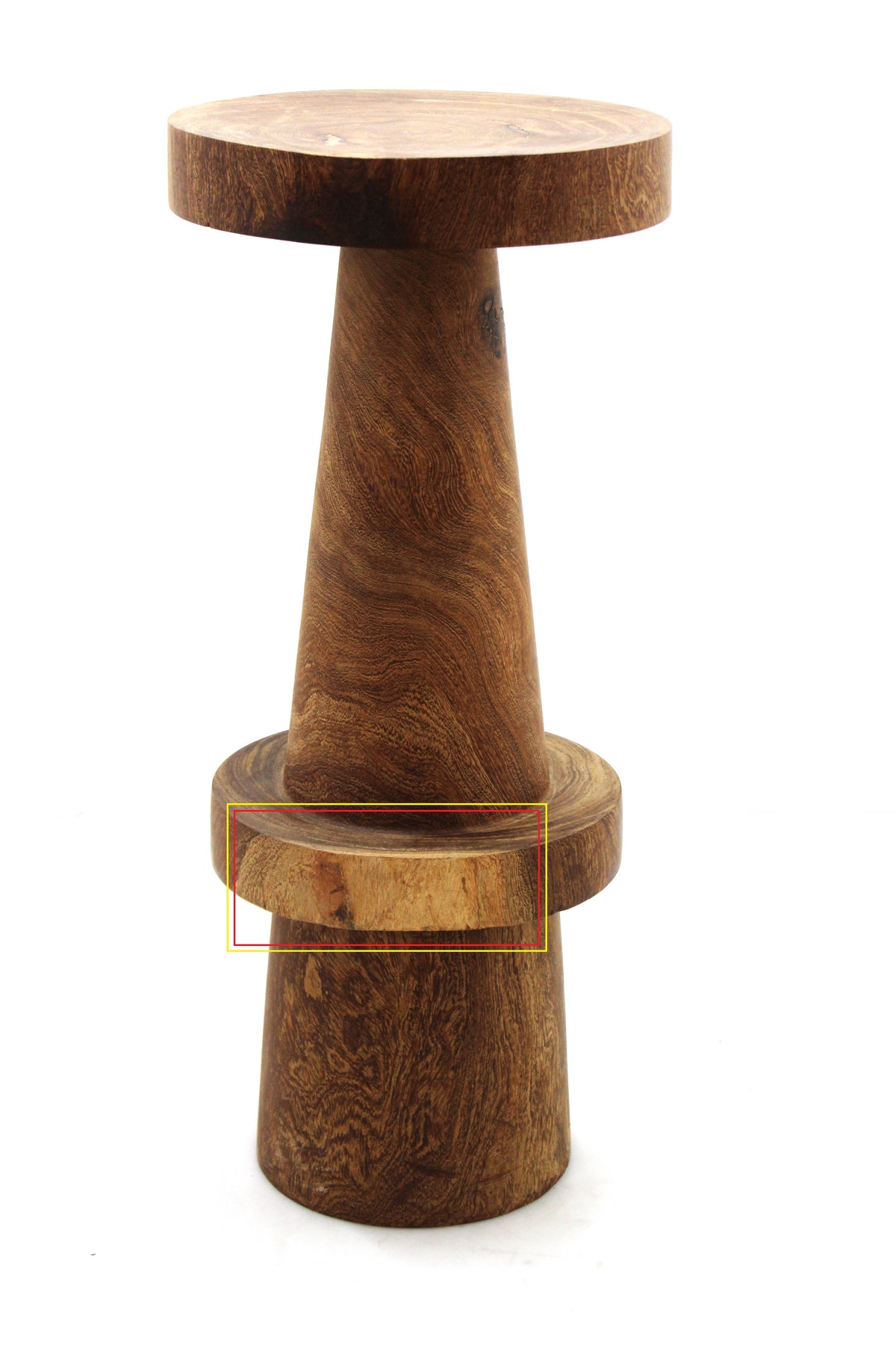 pols potten Barhocker Hocker Simple Holz Barstuhl Fußablage 74cm SIEHE TEXT/FOTO - 8718142024762