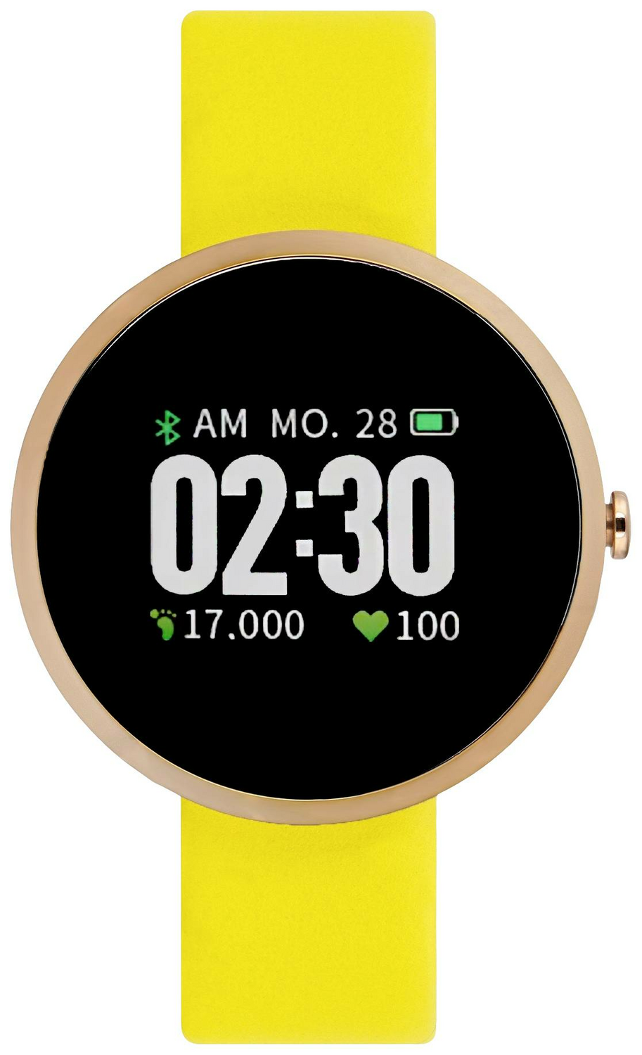 X Watch Siona Color Fit Smartwatch Sportuhr Fitnessuhr Fitness Uhr Uhr Fit Gelb B-Ware - 4260449574722