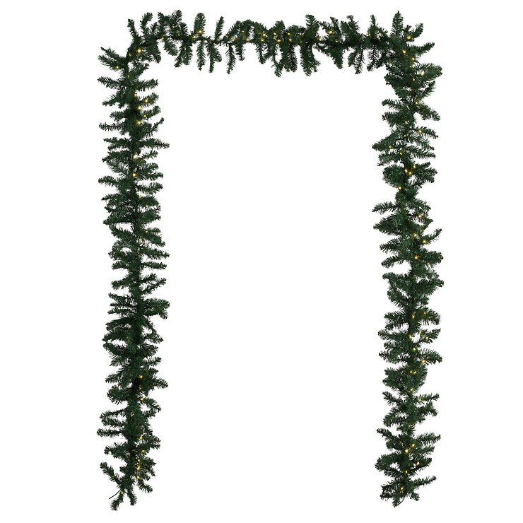 Sirius LED-Girlande Anton mit Timer Weihnachtsgirlande Dekogirlande 150 LED grün - 5707310516379
