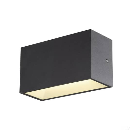 B-Ware Slv Sitra Led Außen Wandleuchte Terrassenleuchte Balkonleuchte Up Down 20 Anthraz - 4024163252485
