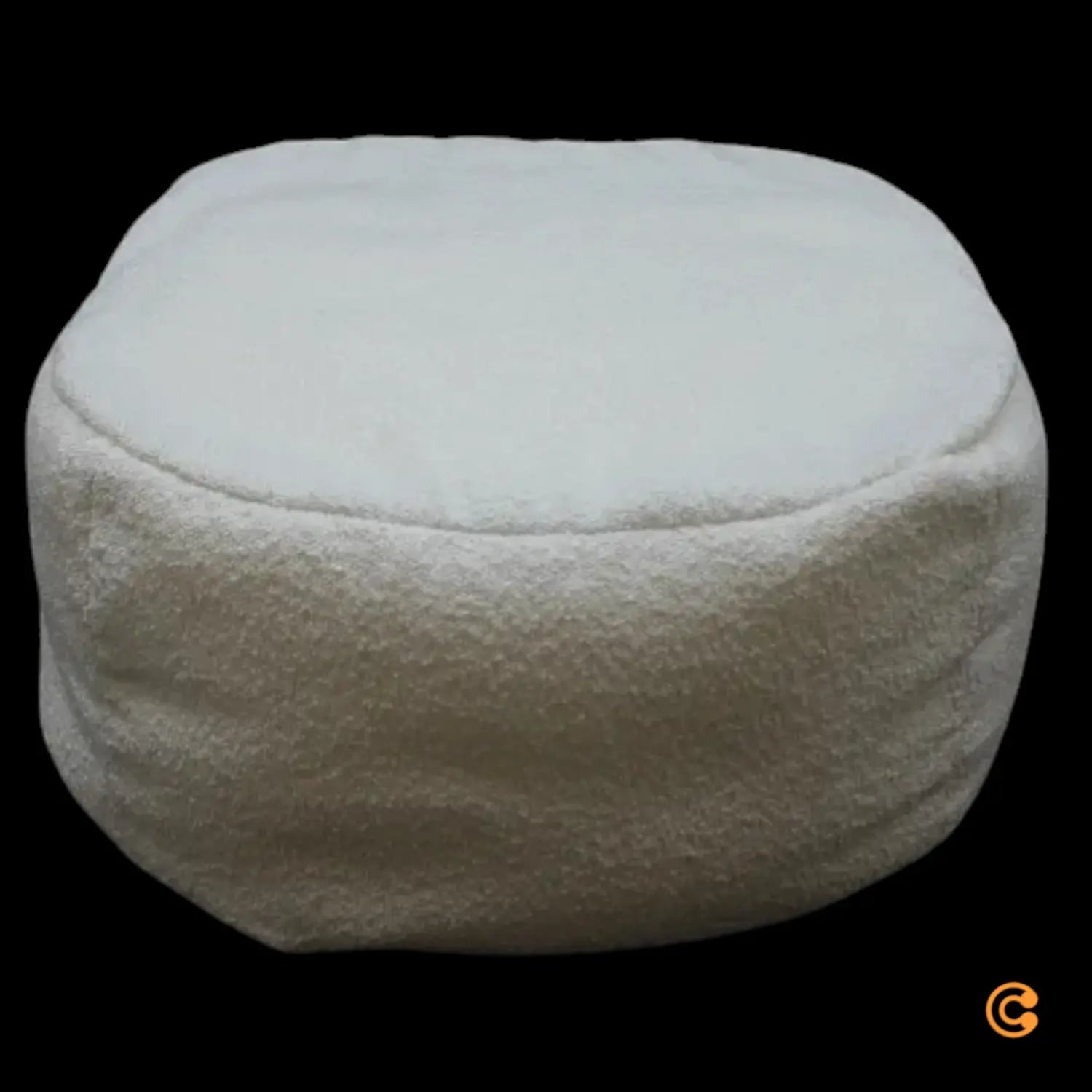 B-Ware Sitzfeldt Pouf Sitzhocker Jolly Pouf S Weiß Hocker Sitzkissen Fußhocker Ablage  - 4251384244634