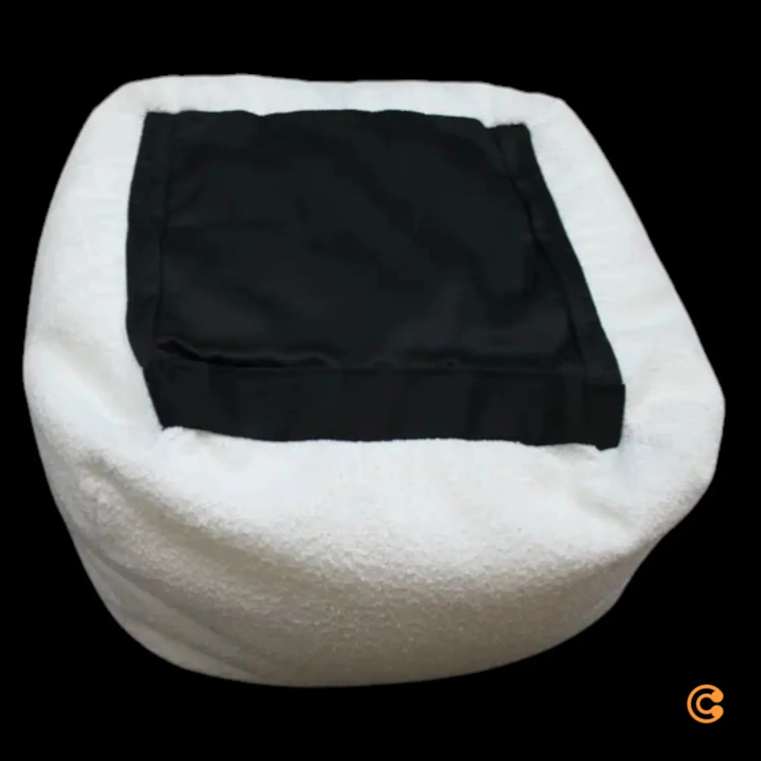 B-Ware Sitzfeldt Pouf Sitzhocker Jolly Pouf S Weiß Hocker Sitzkissen Fußhocker Ablage  - 4251384244634