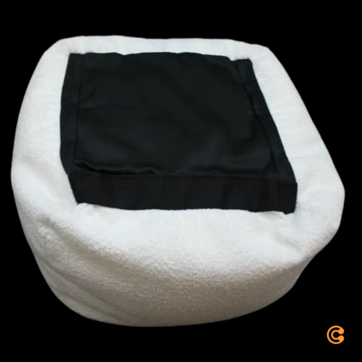 Sitzfeldt Pouf Sitzhocker Jolly Pouf S weiß Hocker Sitzkissen Fußhocker Ablage - 4251384244634
