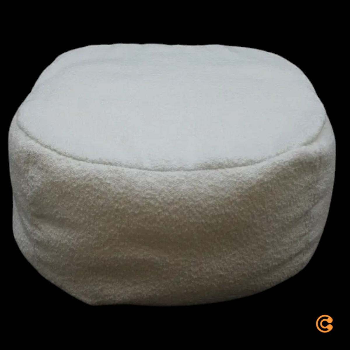 Sitzfeldt Pouf Sitzhocker Jolly Pouf S weiß Hocker Sitzkissen Fußhocker Ablage - 4251384244634