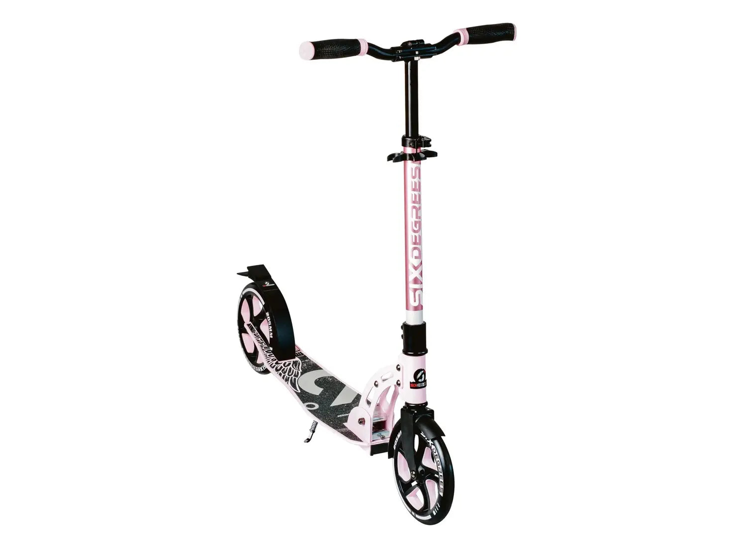 B-Ware Six Degrees Alu Scooter Roller 205mm City Roller Kickroller Rosa Pink Kinder  - 4260341185699