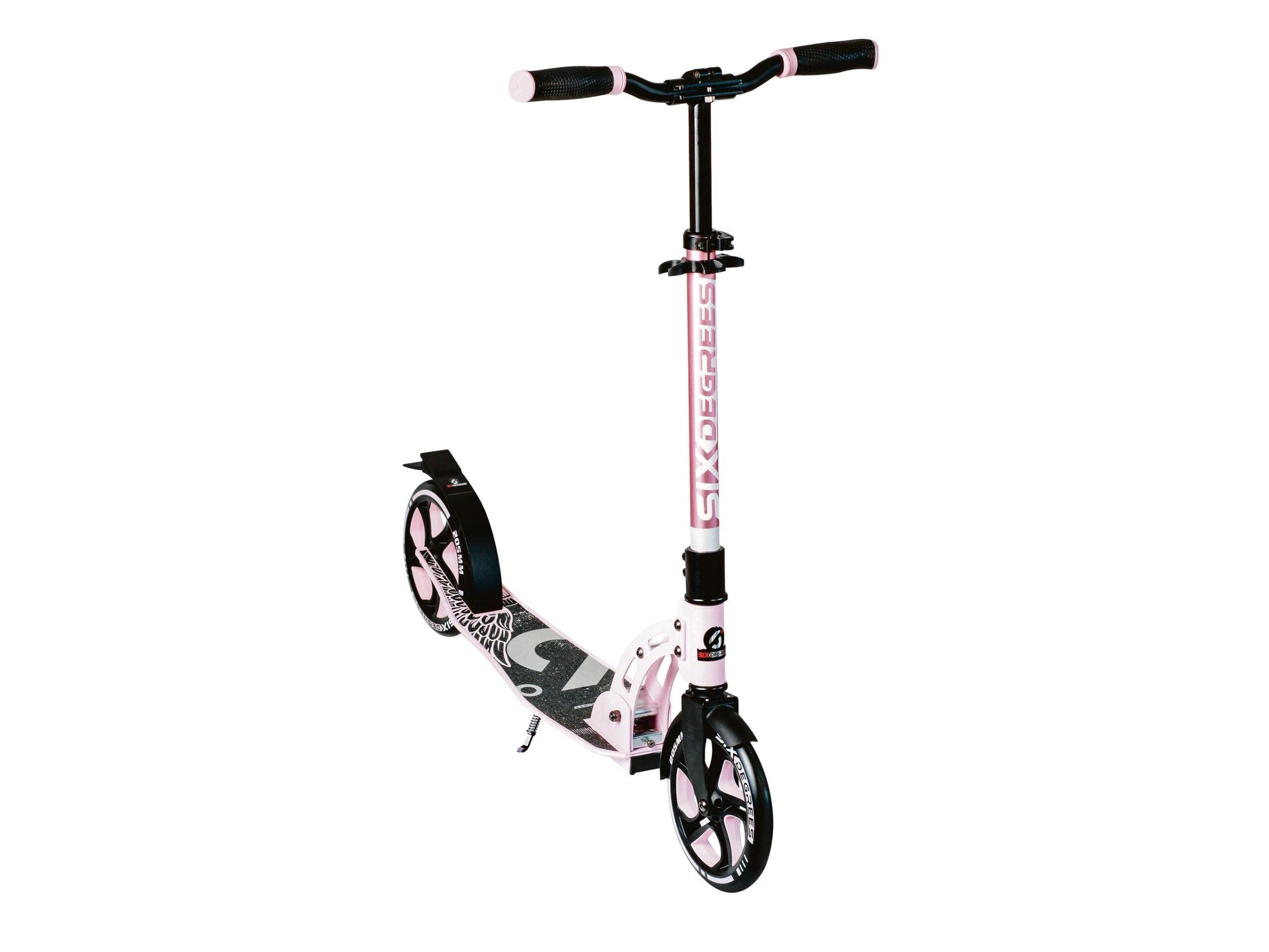 B-Ware Six Degrees Alu Scooter Roller 205mm City Roller Kickroller Rosa Pink Kinder 871