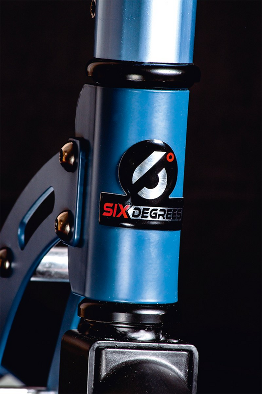 Six Degrees Aluminium Scooter Roller Tretroller Cityroller Kinder 205 Mm Blau B-Ware - 4260341185095