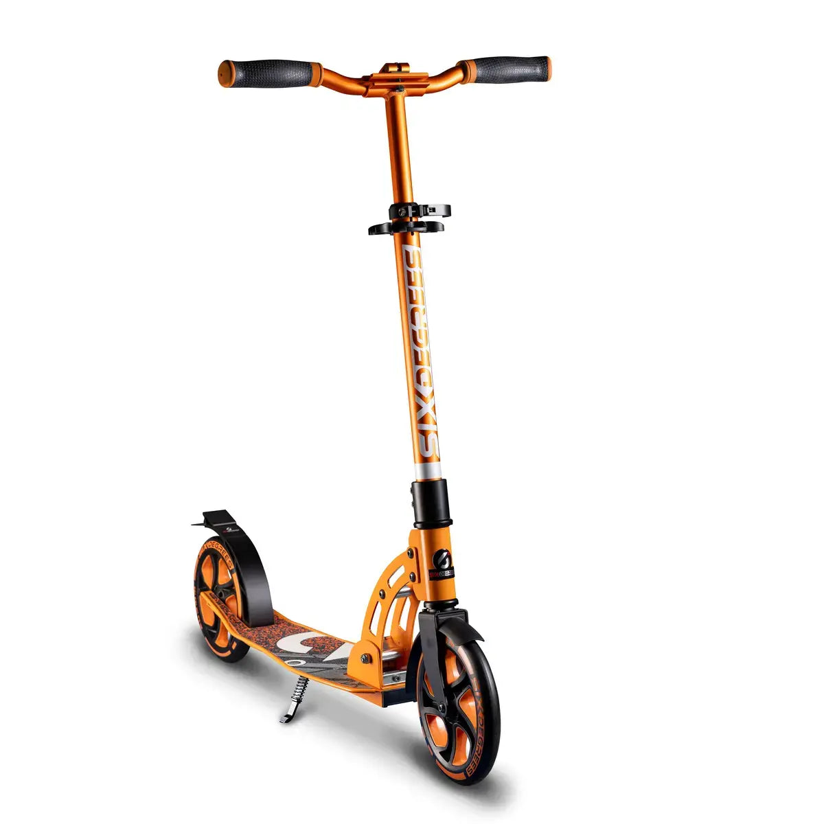 B-Ware Six Degrees Aluminium Scooter Roller City Roller Kickboard Faltbar 205mm Orange  - 4260341185934