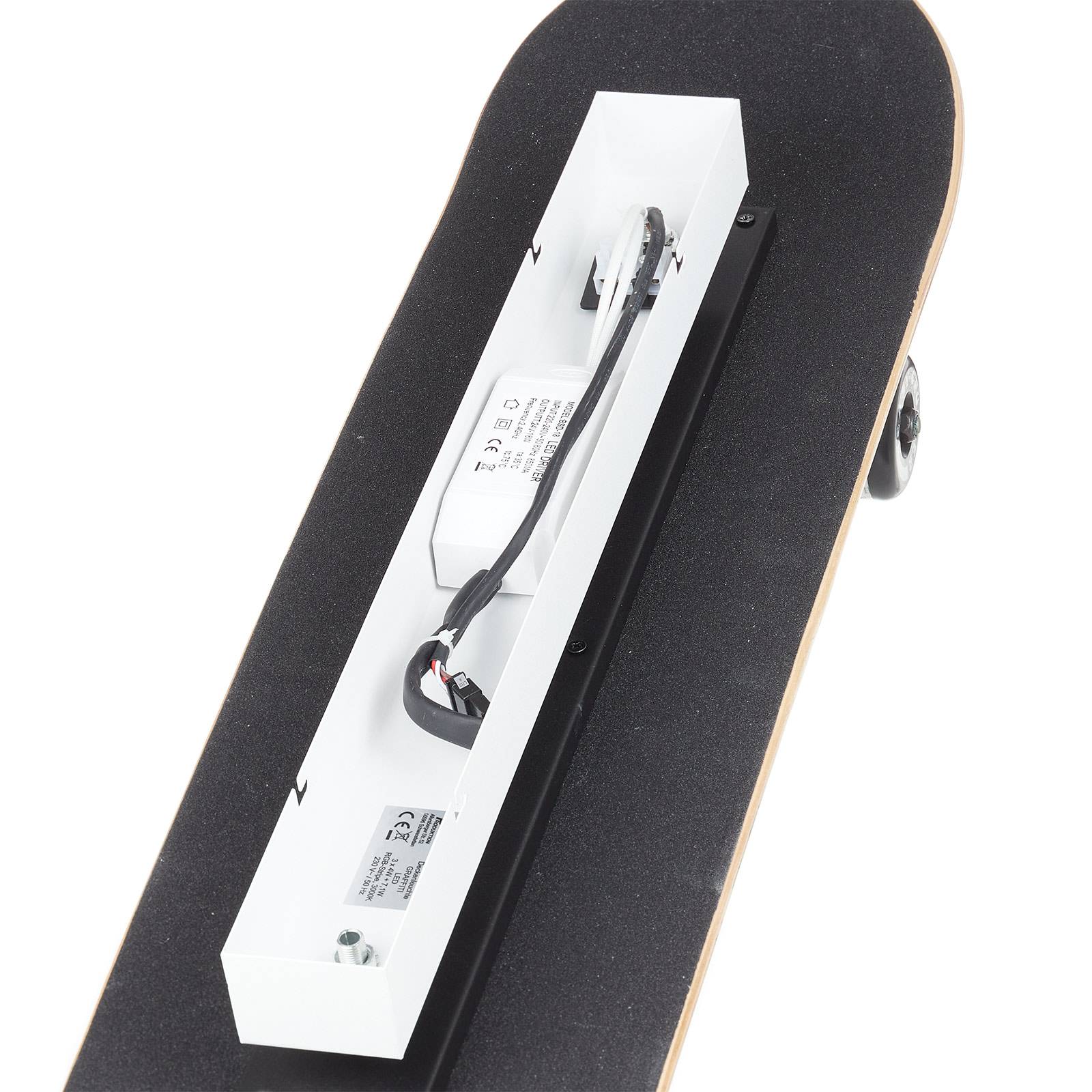 Evotec Deckenleuchte Lampe Skateboard LED Easy Cruiser blau Graffiti Fernbedienu - 4012676157502
