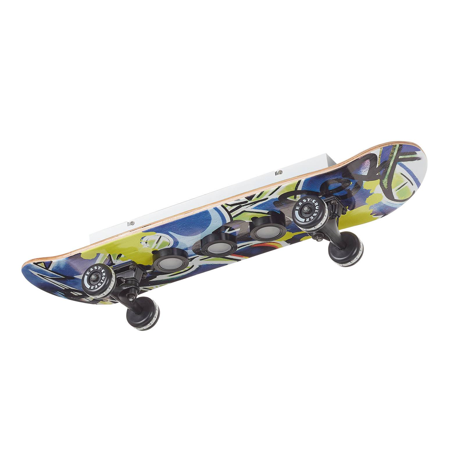 Evotec Deckenleuchte Lampe Skateboard LED Easy Cruiser blau Graffiti Fernbedienu - 4012676157502