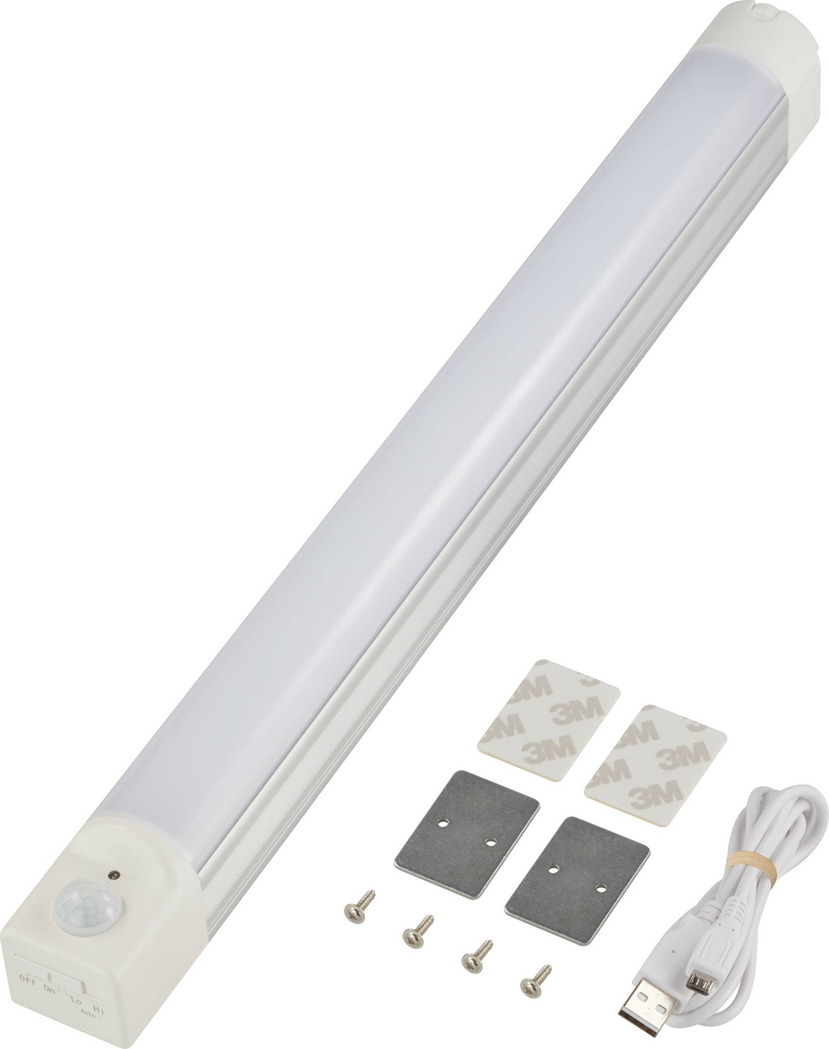 B-Ware Arbeitsleuchte Led Schrankleuchte Licht Sensor Usb Akku Weiss Aluminium Pc Handb - 4064161187976