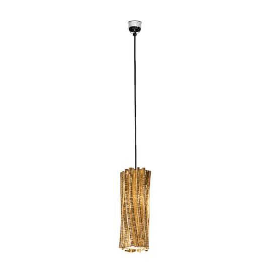 Slamp Accordéon Vertical Hängeleuchte Deckenlampe Pendelleuchte E14 gold schwarz - 8024727090276