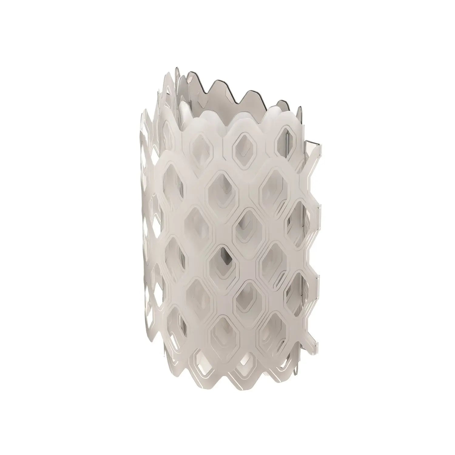 B-Ware Slamp Wandleuchte Wandlampe Charlotte Weiß Wabenmuster Polymer Siehe Text - 8024727079905