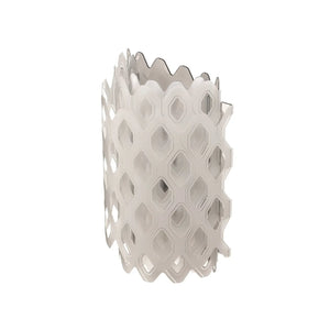 B-Ware Slamp Wandleuchte Wandlampe Charlotte Weiß Wabenmuster Polymer Siehe Text