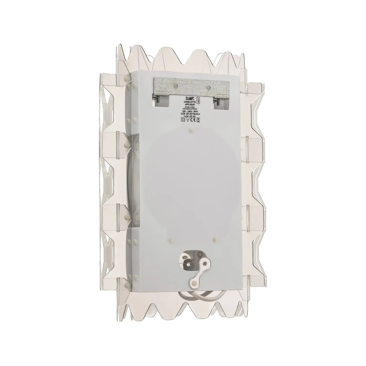 B-Ware Slamp Wandleuchte Wandlampe Charlotte Weiß Wabenmuster Polymer Siehe Text - 8024727079905