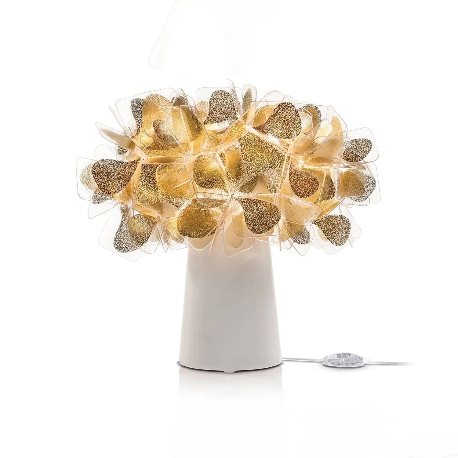 B-Ware Slamp Clizia Mama Non Mama Tischleuchte Lampe E14 Gold Weiß Beleuchtung - 8024727096841