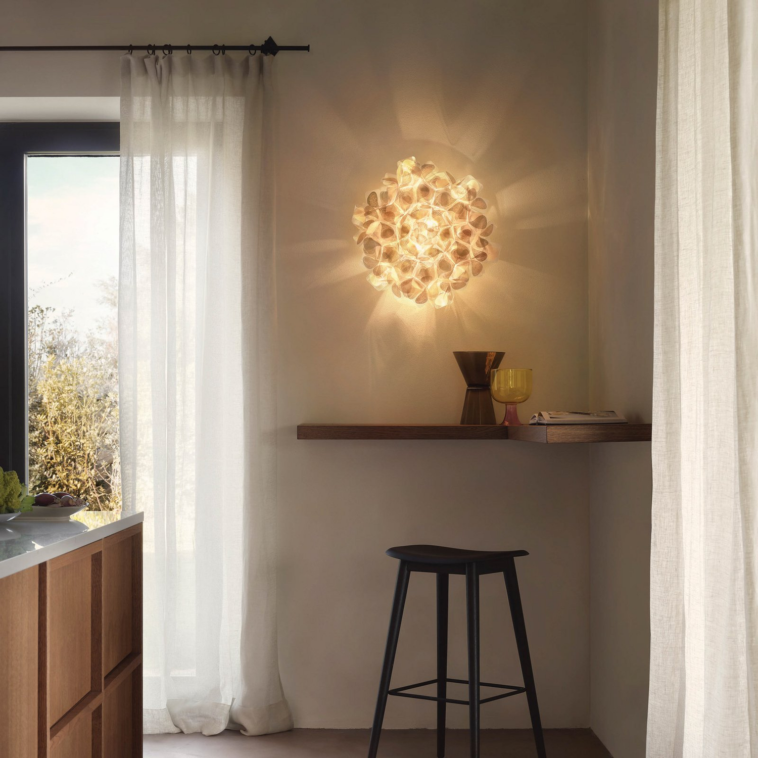 Slamp Clizia Mama Non Mama Wandlampe Wandleuchte Leuchte Lampe Licht Gold ø53cm B-Ware - 8024727096865