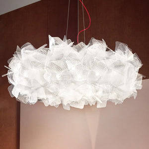 B-Ware Slamp Clizia Pixel Hängelampe Deckenleuchte Pendelleuchte Kabel Rot ø 78 Cm