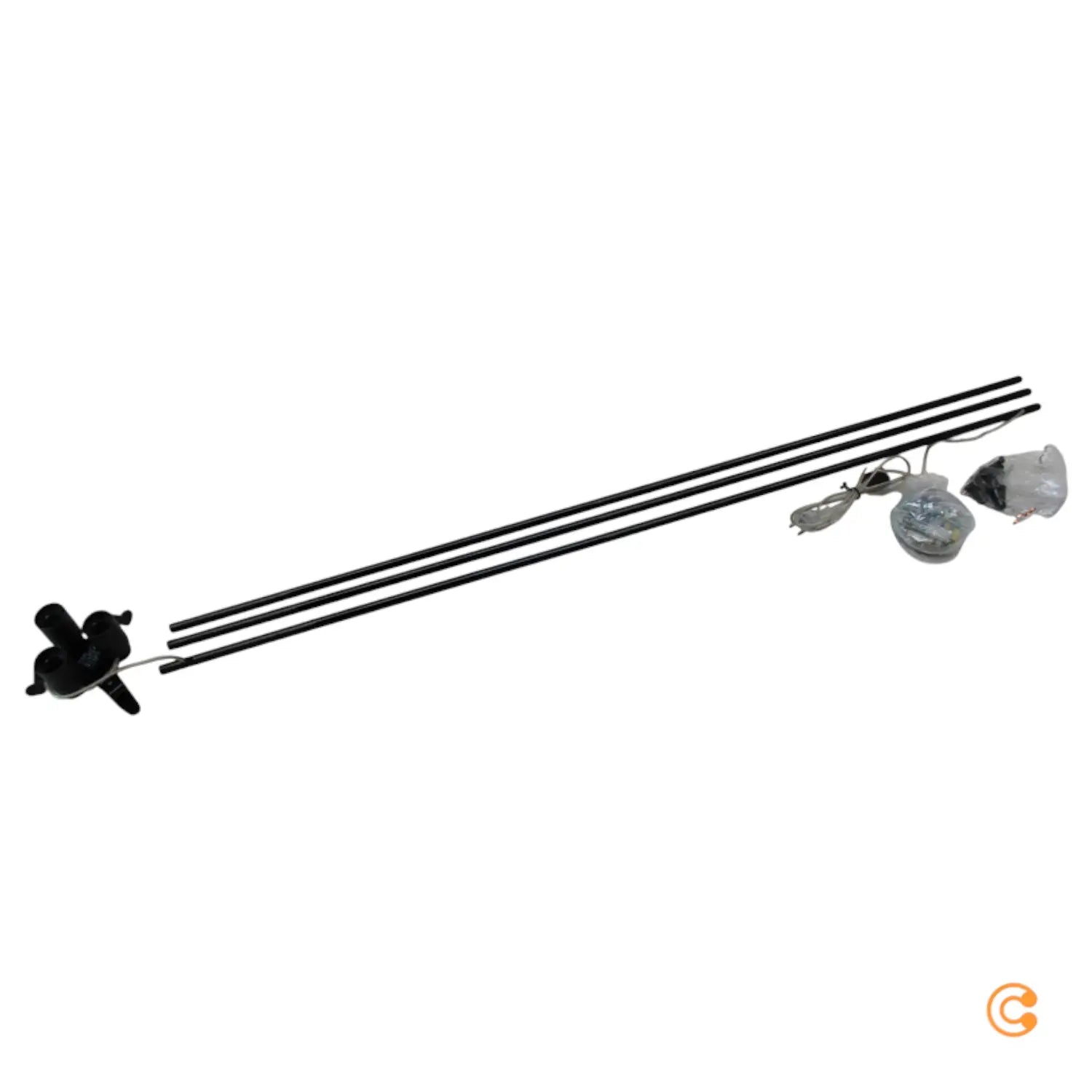 B-Ware Slamp Stehleuchte Flora Design Standlampe E27 Höhe 170 Cm Pewter Zinnfarben Grau - 8024727067803