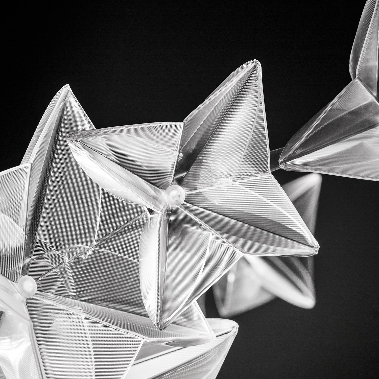 B-Ware Slamp Hanami Deckenleuchte Wandlampe Leuchte Weiß Transparent Prisma Lampe Spot - 8024727087672