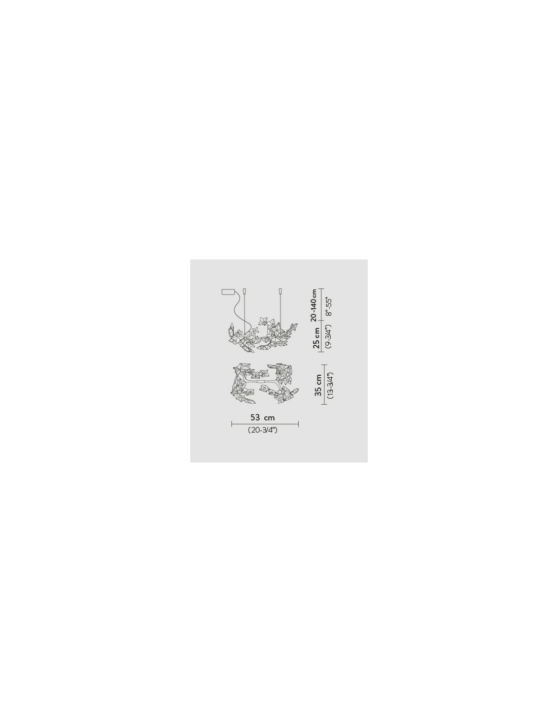 B-Ware Slamp Hanami Suspension Hängelampe Hängeleuchte Deckenlampe Lampe Rotes Kabel    - 8024727087689