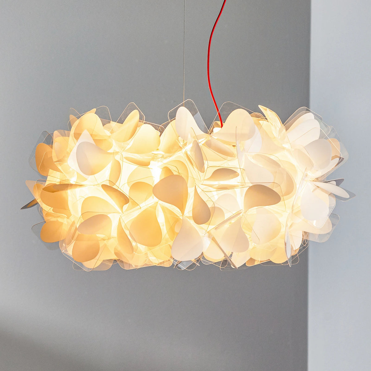 Slamp Hängeleuchte Clizia Mama Non Mama, Ø53cm, weiß/rot SIEHE TEXT/FOTO - 8503340