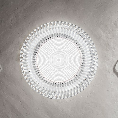 B-Ware Slamp Kalatos Deckenleuchte Deckenlampe Deckenbeleuchtung Lampe Weiß ø 63cm - 8024727081021