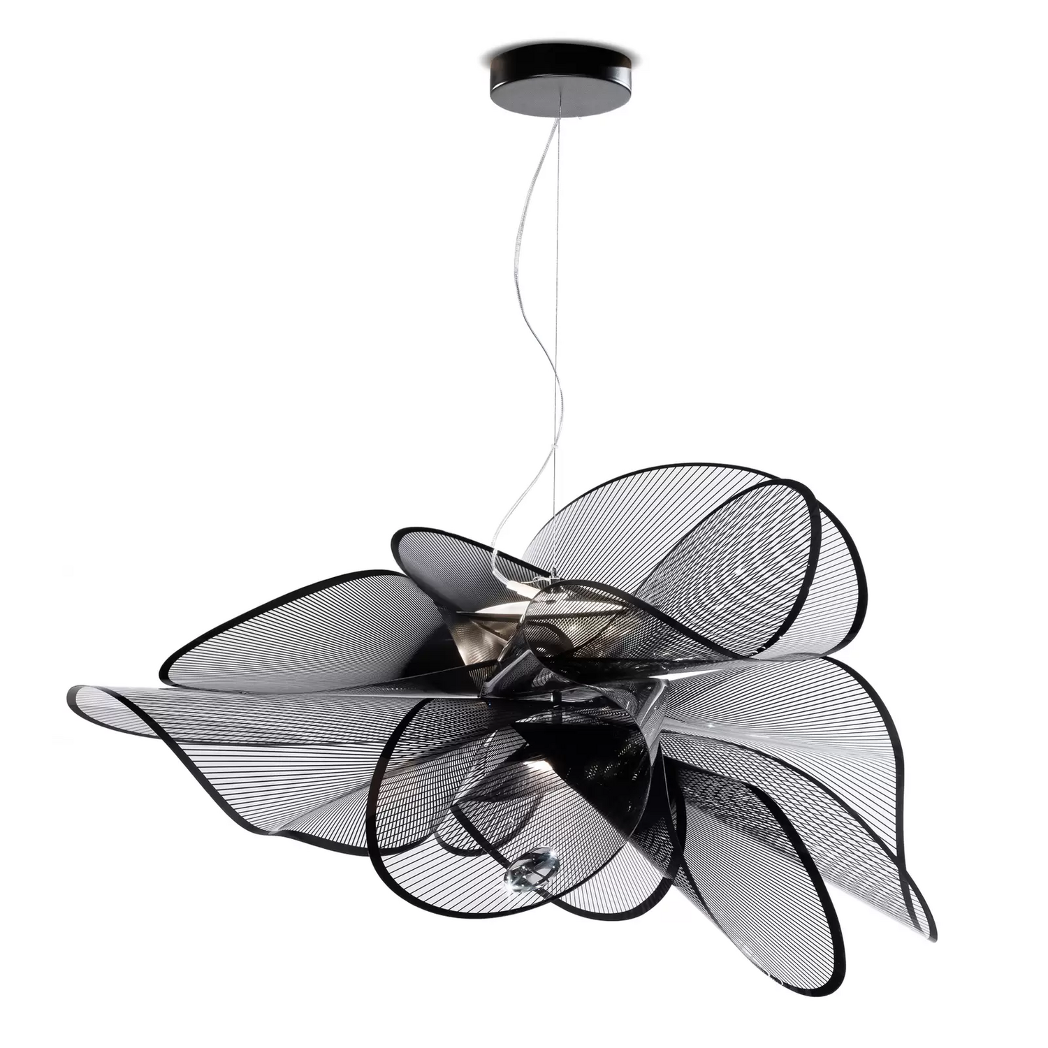 B-Ware Slamp Hängelampe Pendelleuchte Led La Belle étoile Schwarz Cristalflex 90cm