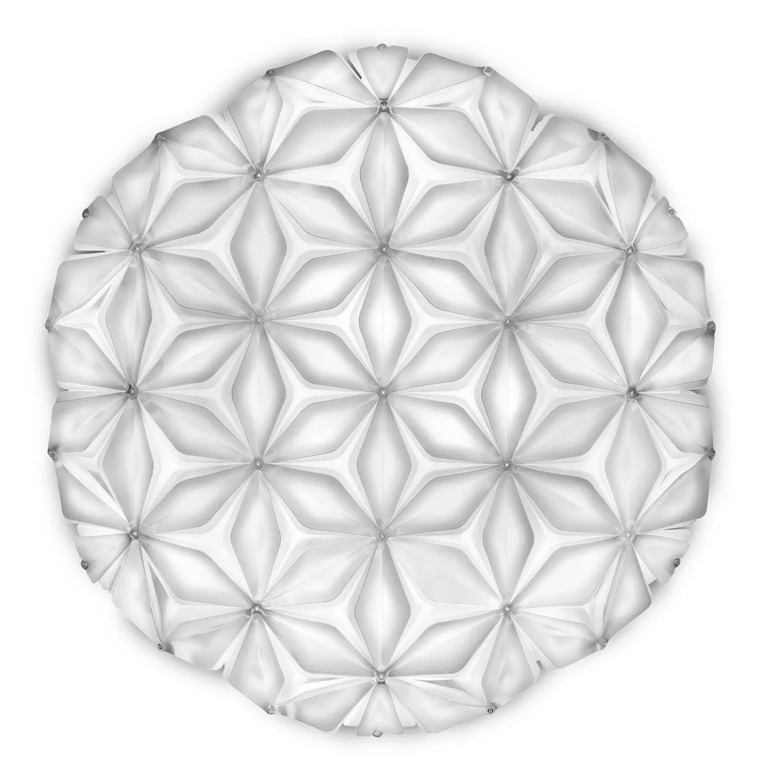 B-Ware Slamp Deckenleuchte Lampe La Vie L Weiß Polymer Breite 71cm E27 Led Dimmbar - 8024727089010