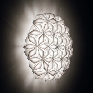 B-Ware Slamp Deckenleuchte Lampe La Vie L Weiß Polymer Breite 71cm E27 Led Dimmbar