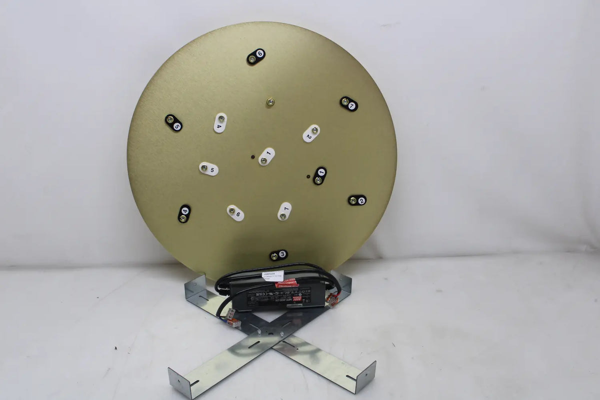 D-Ware Slamp Tulip 14 Led Hängelampe Prisma/Messing Rund Hängeleuchte Lampe Defektware - 8503943