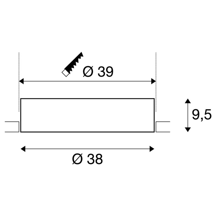 Slv 1001902 Medo 40 Led Einbauleuchte Led Fest Eingebaut 28 W Weiß Lampe Leuchte B-Ware - 4024163221450