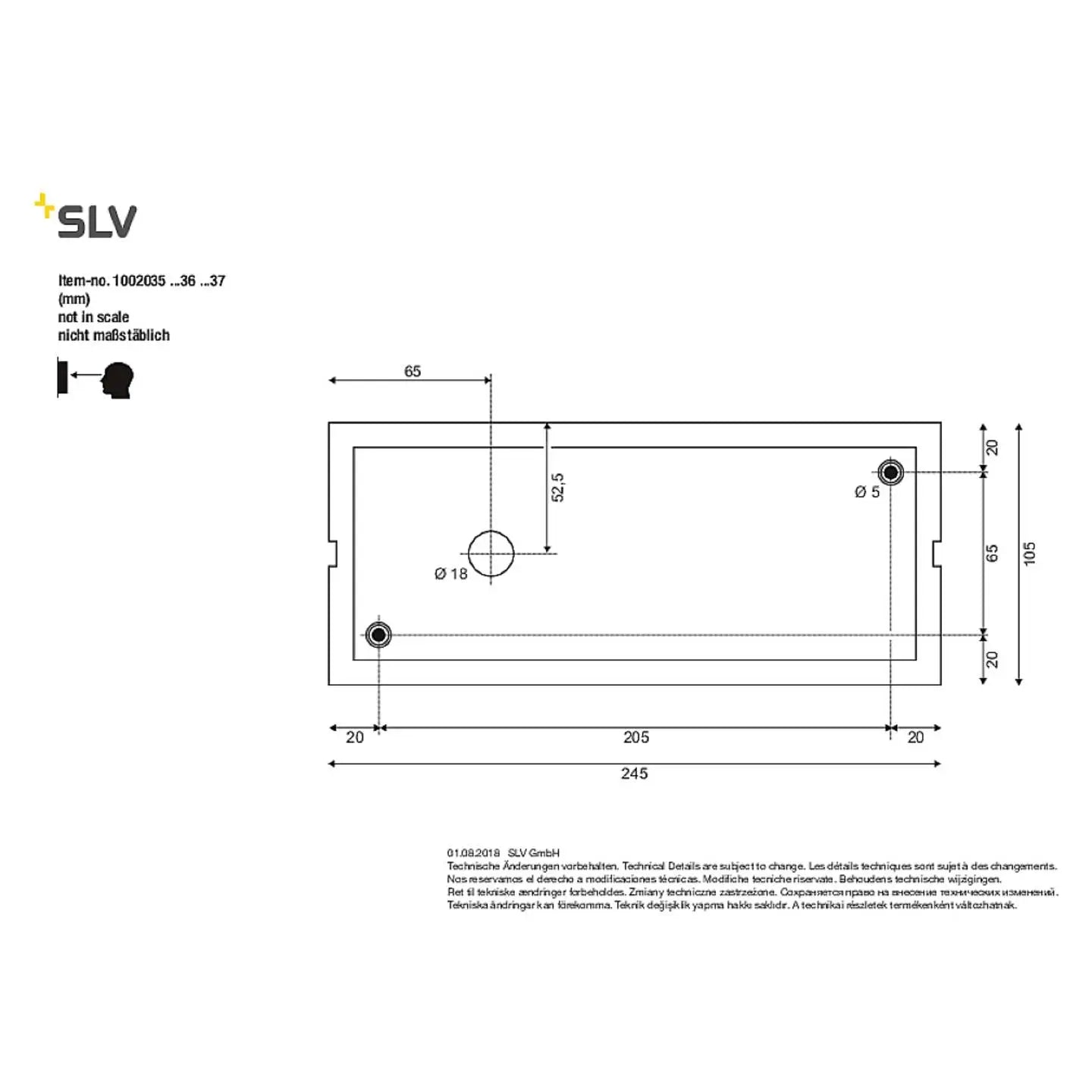 B-Ware Slv 1002035 Box L Led Deckenleuchte Leuchte Lampe Decke Weiß Energiesparend - 4024163222532