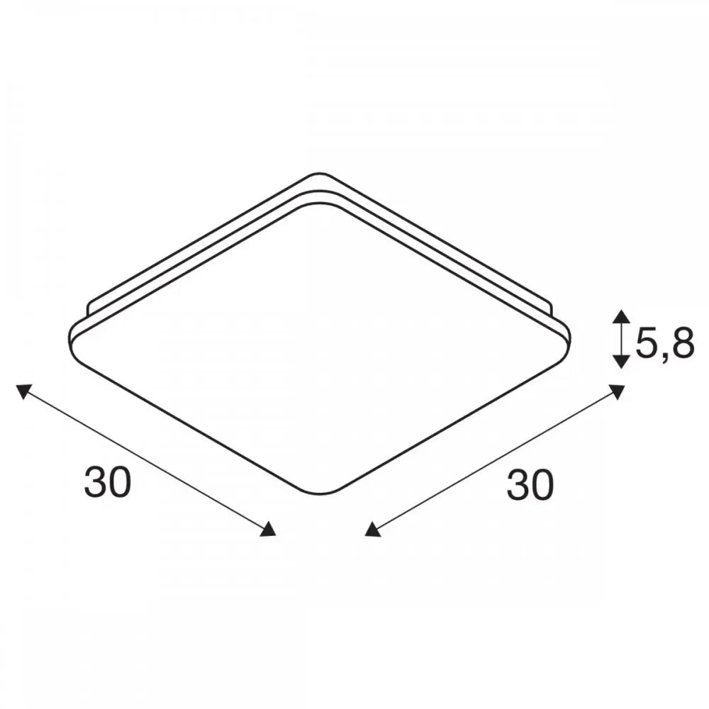 B-Ware Slv 1005087 Sima Led Deckenleuchte Deckenlampe Leuchte Lampe Siehe Text/Foto - 4024163252133