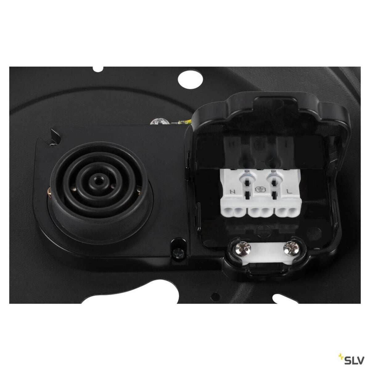 SLV LED-Deckenleuchte Leuchte MEDO PRO 90 LED 74 W Schwarz - 4024163276771