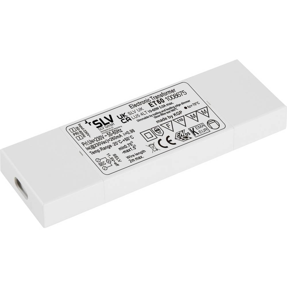 Slv 1008675 Led Trafo Stromversorgung Led Treiber 62 W Dimmbar B-Ware - 4024163297240