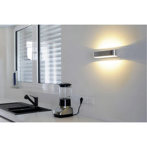 B-Ware Slv Led Wandleuchte Wandlampe Licht Asso 300 5 W Aluminium Weiß Warmweiß 3000 K
