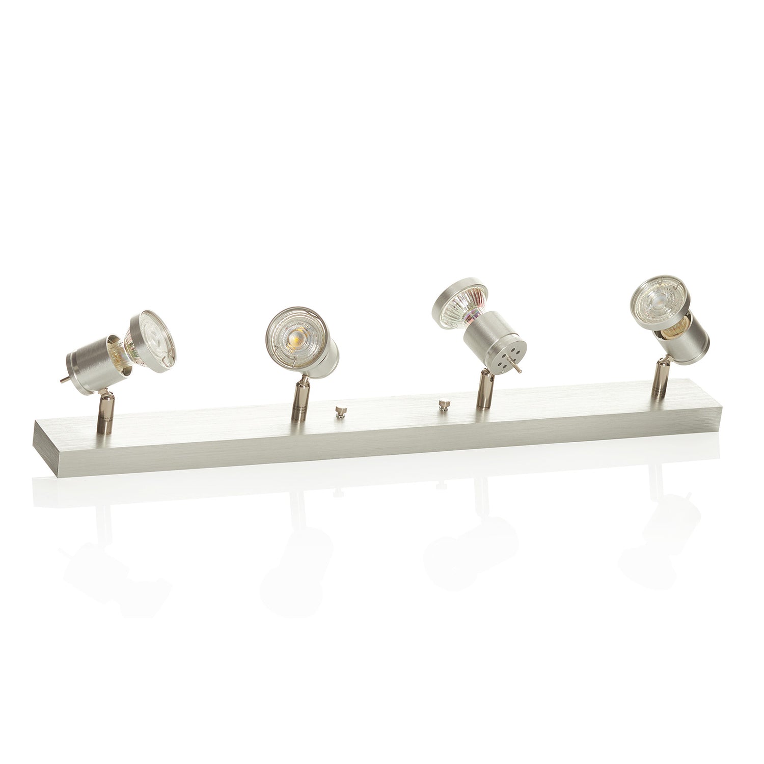 B-Ware Slv Deckenspot Strahler Spot Leuchte Aluminium Gebürstet Deko Ring Lampe - 4024163104456