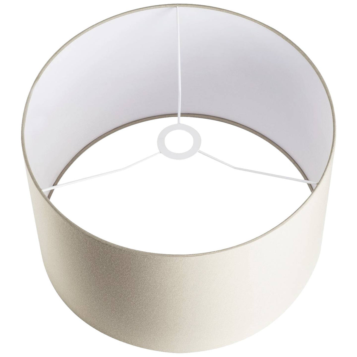 SLV FENDA Leuchtenschirm Lampenschirm rund beige 455 mm 280 mm Schirm - 4024163168274