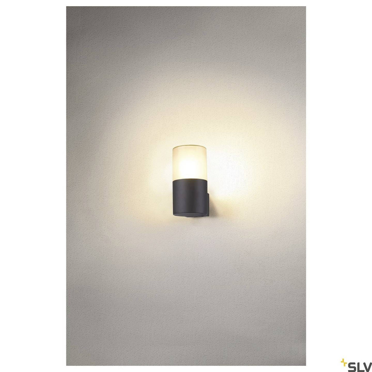 SLV GRAFIT E27 Wandaufbauleuchte Lampe anth rund Hauptlicht Deckenleuchte - 4024163262750