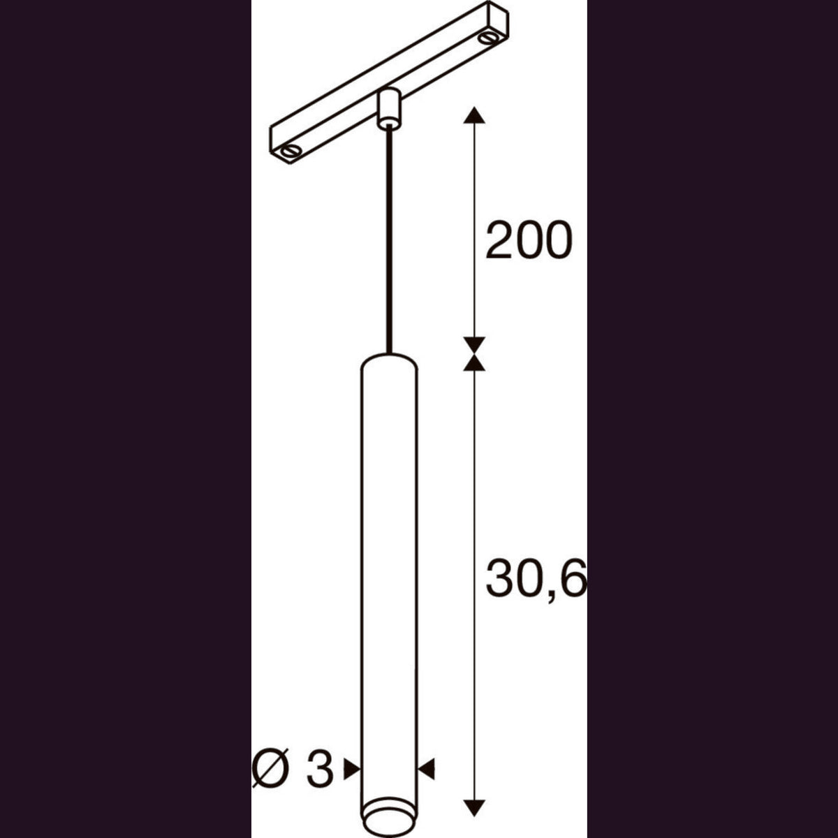 SLV GRIP S 48V Pendelleuchte Hängelampe Deckenleuchte Pendellänge Beleuchtung - 4024163295864
